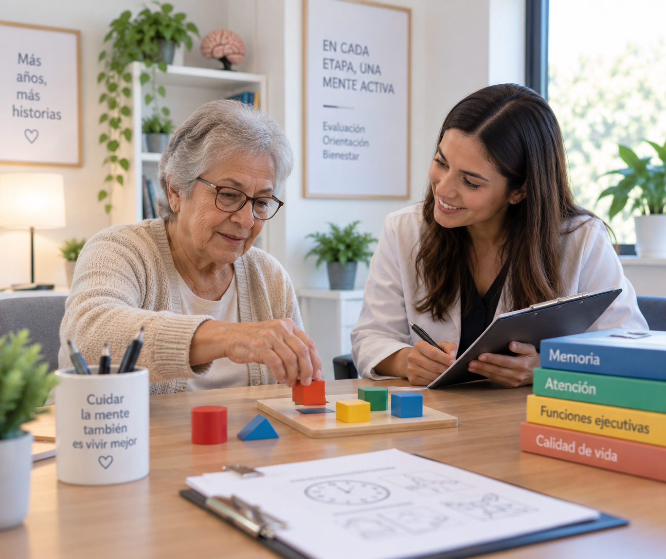 Evaluación cognitiva en adultos mayores
